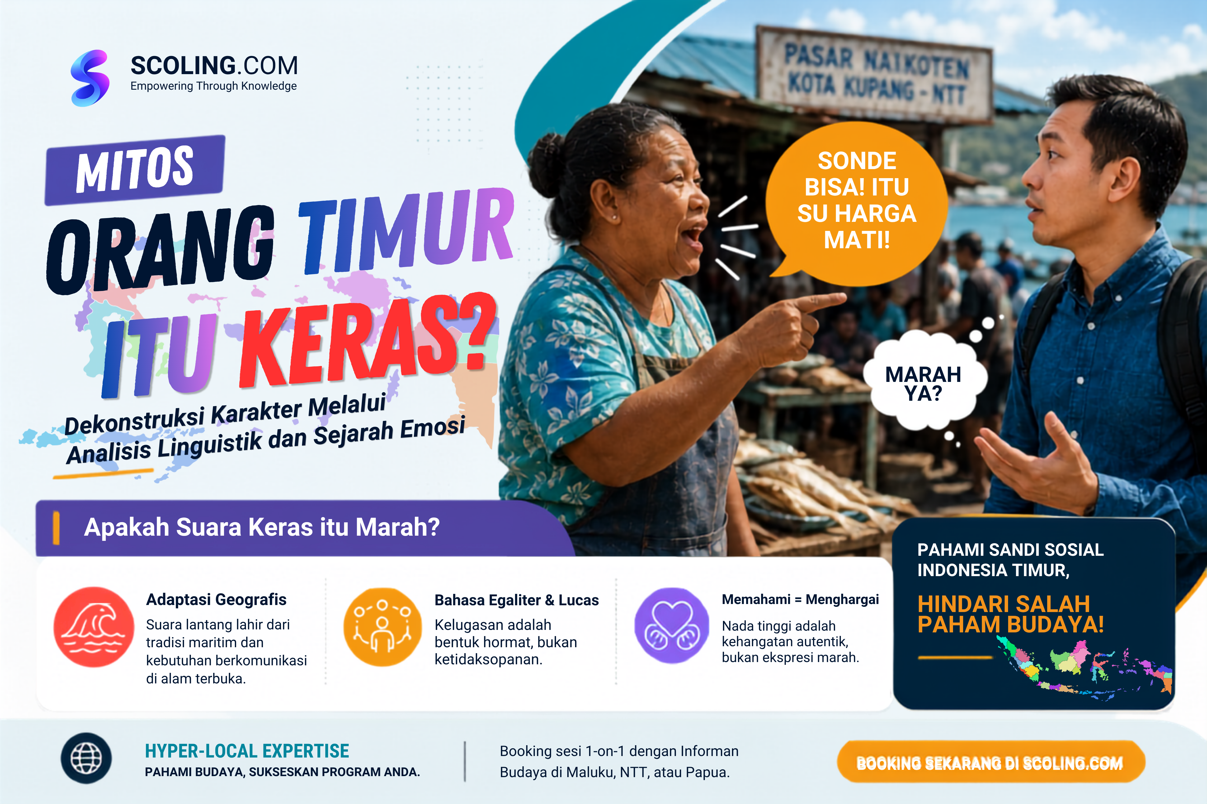 Mitos: 'Orang Timur itu Keras'